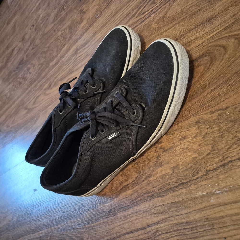 Vans Black and White Size 12